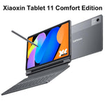 Lenovo 小新 Pad 11 Paperlike 螢幕，11 吋 WiFi 平板，8GB+128GB，Android 15，MediaTek 天璣 6300 八核心，美規插頭，8GB+128GB 柔光螢幕