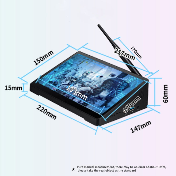 PiPo X9S 一體成型迷你電腦，9.0 吋，4GB+64GB，Windows 10 Intel Celeron J4105 四核心，美規插頭，4GB+64GB