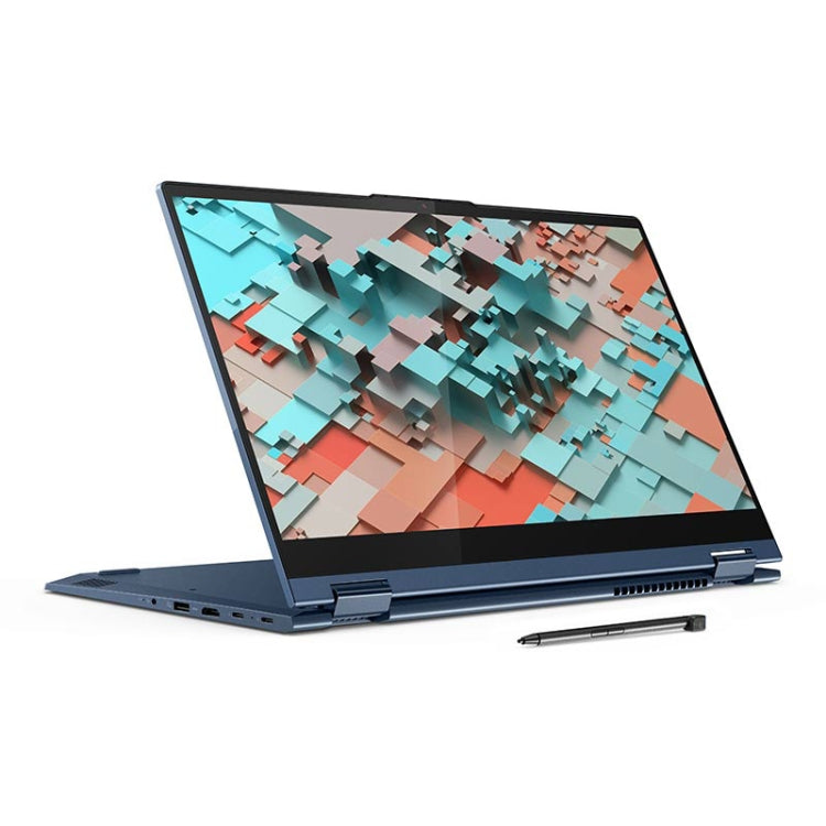 Windows 10 專業版，Intel Core i5-1135G7 四核心最高4.2GHz，支援WiFi 6、藍牙及HDMI，美規插頭（藍色），Yoga 1JCD Core i5
