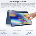 Windows 10 專業版，Intel Core i5-1135G7 四核心最高4.2GHz，支援WiFi 6、藍牙及HDMI，美規插頭（藍色），Yoga 1JCD Core i5