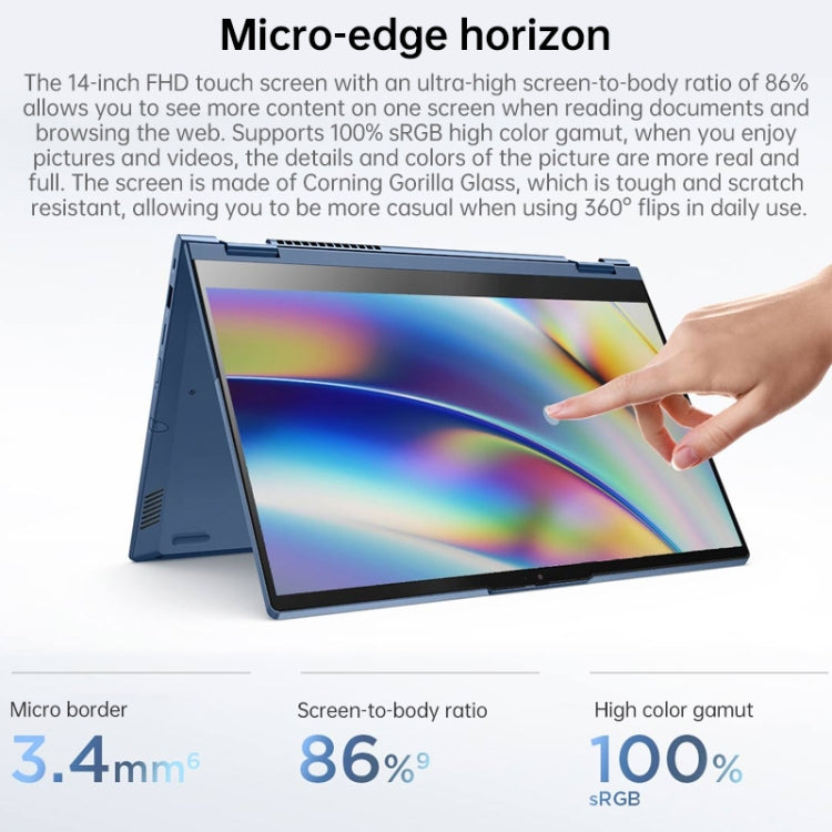 Windows 10 專業版，Intel Core i5-1135G7 四核心最高4.2GHz，支援WiFi 6、藍牙及HDMI，美規插頭（藍色），Yoga 1JCD Core i5