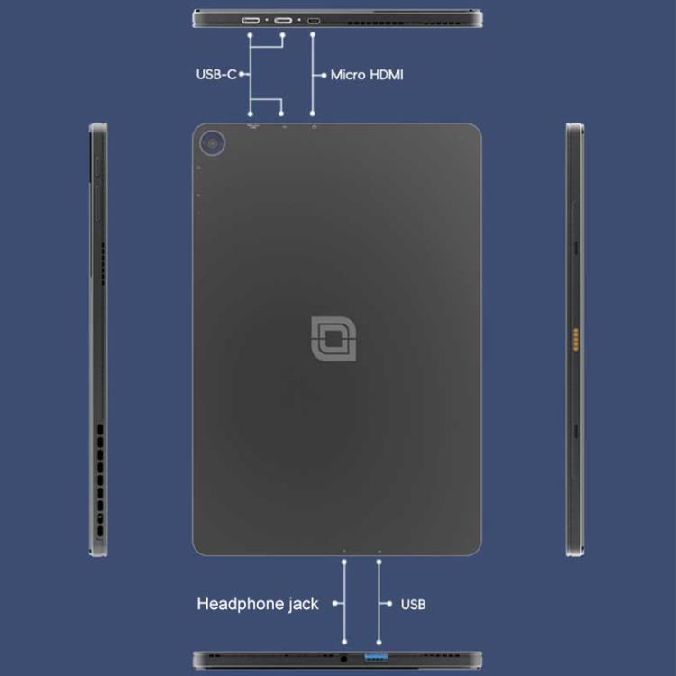 Jumper EZpad V10 Plus 平板電腦，8GB+128GB，10.1吋 Windows 11 系統 Intel Pentium Gold 6500Y 雙核心，美規插頭，8GB+128GB
