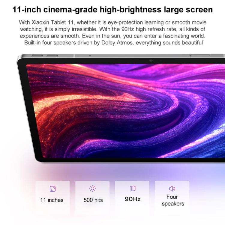 Lenovo 小新 Pad 11 吋 2025 5G 平板，8GB+256GB，Android 15，MediaTek 天璣 6300 八核心，美規插頭，8GB+256GB 5G