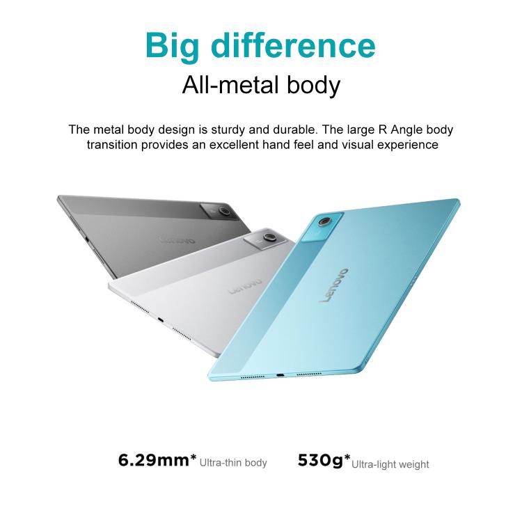 Lenovo 小新 Pad 12.1 吋 2025 WiFi 平板，8GB+256GB，MediaTek 天璣 6400 八核心，美規插頭，8GB+256GB