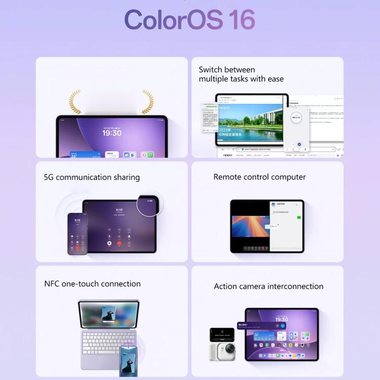 OPPO Pad 5 12.1吋平板電腦，8GB+256GB，ColorOS 16.0 聯發科天璣9400+ 八核心，8GB+256GB
