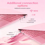 GXMO T152J 15.6 吋筆記型電腦，無記憶體，Windows 11 Pro Intel Celeron N5100 四核心，支援指紋解鎖，歐規插頭，無記憶體，歐規插頭