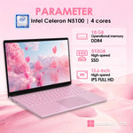 GXMO T152J 15.6吋筆記型電腦，16GB+512GB，Windows 11 專業版 Intel Celeron N5100 四核心，支援指紋解鎖，美規插頭，16GB+512GB，美規插頭