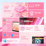 GXMO T152J 15.6吋筆記型電腦，16GB+512GB，Windows 11 專業版 Intel Celeron N5100 四核心，支援指紋解鎖，澳規插頭，16GB+512GB，澳規插頭