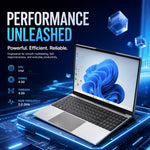 E157 15.6 inch Lightweight Laptop, 8GB+256GB, Windows 11 Intel Celeron N5095 Quad Core, US Plug, Intel N5095