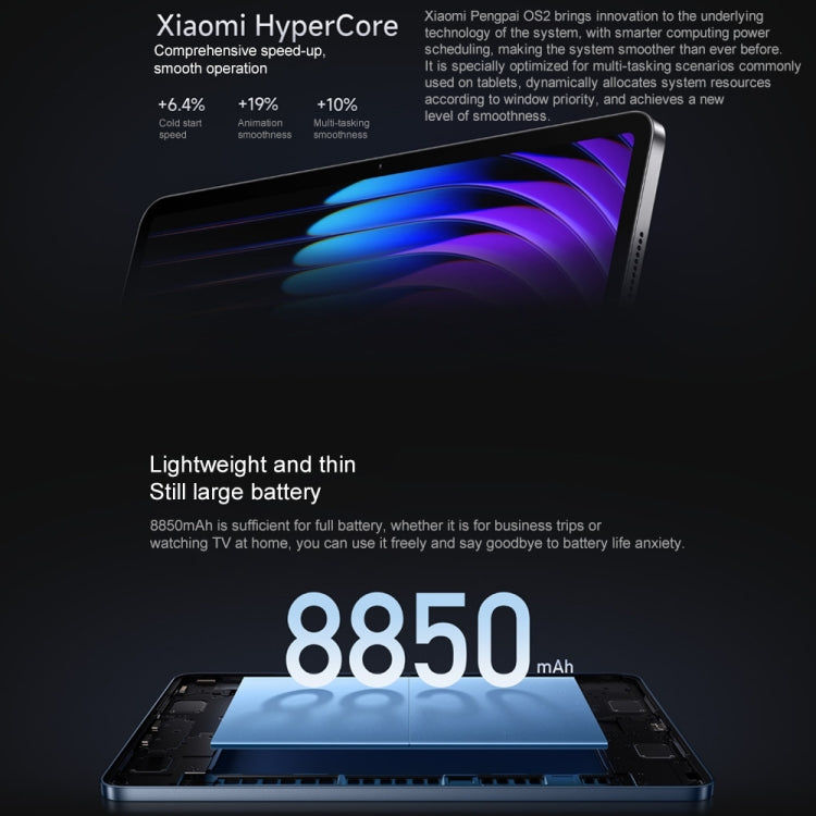 小米 Pad 7 11.2 吋，8GB+256GB，HyperOS 2 Qualcomm Snapdragon 7+ Gen3 八核心，8GB+256GB