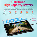 UNIWA UTAB R1040 IP67 防水耐用平板電腦，8GB+128GB，10.1 吋 Android 15 Mediatek MT8786 八核心，網路：4G，美規插頭，UTAB R1040