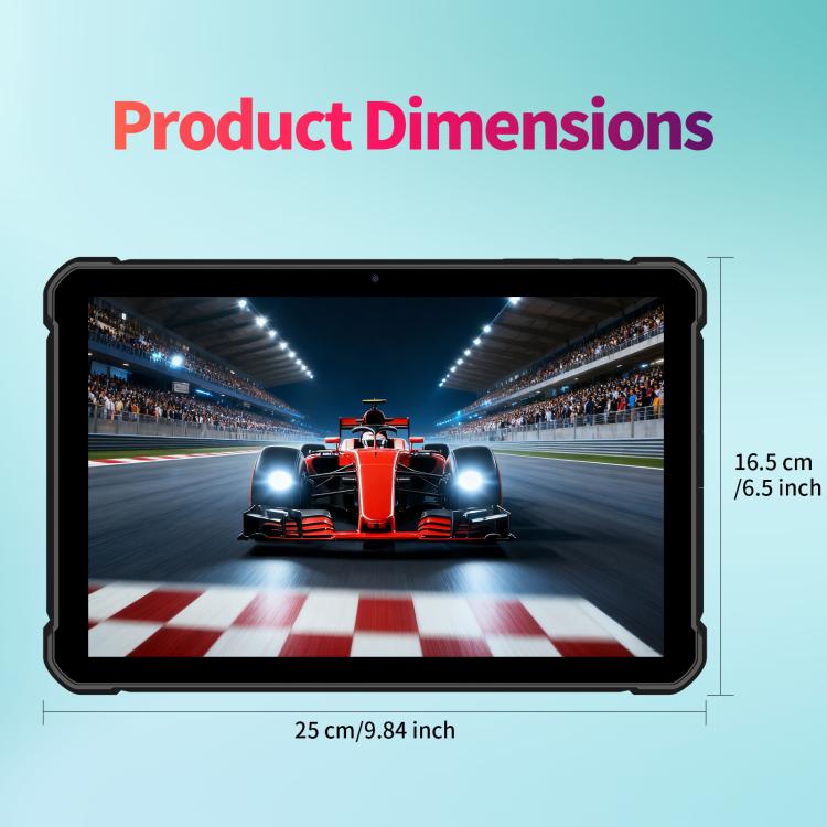 UNIWA UTAB R1040 IP67 防水耐用平板電腦，8GB+128GB，10.1 吋 Android 15 Mediatek MT8786 八核心，網路：4G，美規插頭，UTAB R1040