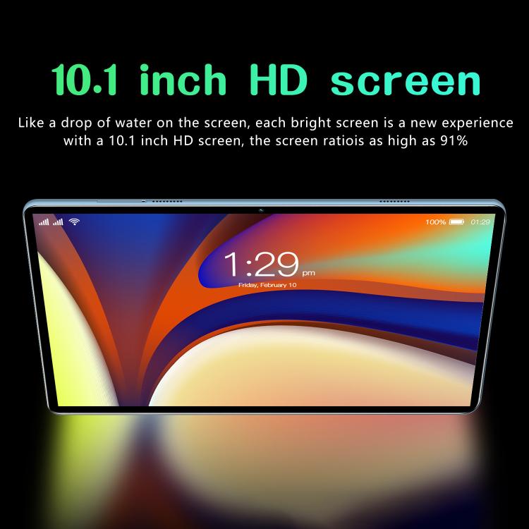 BDF P70 10.1 吋 4G LTE 平板電腦，6GB+128GB，Android 10 MTK6750 八核心，支援雙 SIM，美規插頭，8GB+256GB，美規插頭