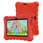 BDF T7 7 吋 WiFi 兒童平板電腦，附矽膠保護套，1GB+16GB，Android 8.1 MTK6735 四核心 CPU，美規插頭，3GB+32GB