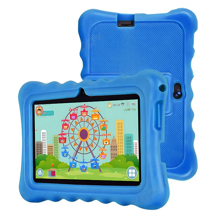BDF T7 7 吋 WiFi 兒童平板電腦，附矽膠保護套，2GB+32GB，Android 8.1 MTK6735 四核心 CPU，美規插頭，4GB+64GB