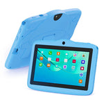 BDF 7 吋 WiFi 兒童平板電腦，附蘑菇矽膠保護套，2GB+32GB，Android 8.1 MTK6735 四核心處理器，美規插頭，4GB+64GB