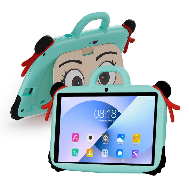 BDF 7 吋 WiFi 兒童平板電腦，附哪吒矽膠保護套，2GB+32GB，Android 8.1 MTK6735 四核心處理器，美規插頭，4GB+64GB