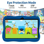 BDF 7 吋 WiFi 兒童平板電腦，附太空人矽膠保護套，2GB+32GB，Android 8.1 MTK6735 四核心處理器，美規插頭，4GB+64GB