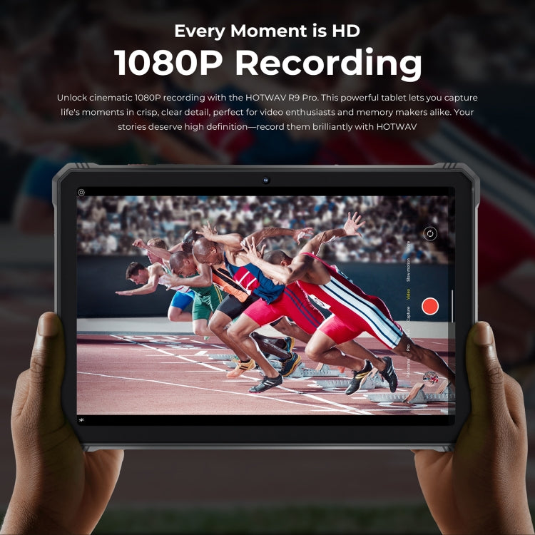 HOTWAV Tab R9 Pro IP68/IP69K 防摔平板，6GB+256GB，11 吋 Android 14 Unisoc T606 八核心 4G 網路，全球版含 Google Play，歐規插頭，Tab R9 Pro