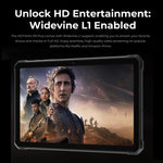 HOTWAV Tab R9 Plus IP68/IP69K 防護平板，8GB+512GB，11 吋 Android 14 Unisoc T7280 八核心 4G 網路，全球版含 Google Play，歐規插頭，Tab R9 Plus