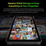 HOTWAV Tab R9 Ultra IP68/IP69K 防護平板，8GB+512GB，11 吋 Android 15 Unisoc T8200 八核心 5G 網路，全球版含 Google Play，歐規插頭，Tab R9 Ultra