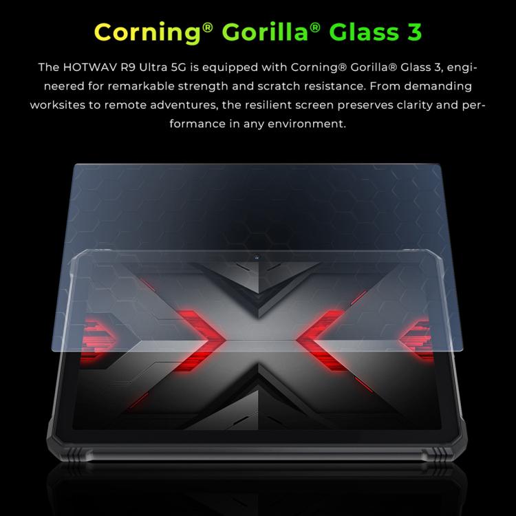 HOTWAV Tab R9 Ultra IP68/IP69K 防護平板，8GB+512GB，11 吋 Android 15 Unisoc T8200 八核心 5G 網路，全球版含 Google Play，歐規插頭，Tab R9 Ultra
