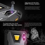 Ulefone Armor Pad 5 Pro 防護平板電腦，12GB+512GB，11 吋 Android 15 MediaTek 天璣 7400X 八核心 5G 網路，歐規插頭，Armor Pad 5 Pro