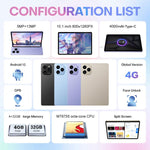 Pad 8 Pro 10.1 inch 4G LTE Tablet PC Combo Set, 4GB+32GB, Android 10 MT6755 Octa Core, with Keyboard / Mouse / Leather Case, US Plug, US Plug