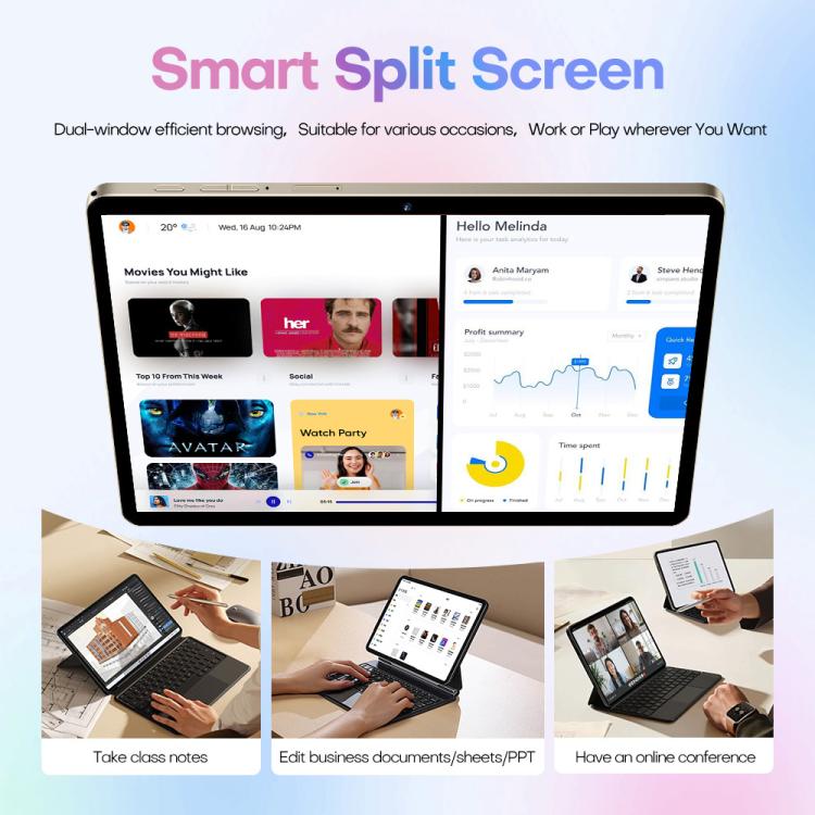 Pad 8 Pro 10.1 inch 4G LTE Tablet PC Combo Set, 4GB+32GB, Android 10 MT6755 Octa Core, with Keyboard / Mouse / Leather Case, UK Plug, UK Plug