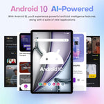 Pad 8 Pro 10.1 吋 4G LTE 平板電腦組合套裝，4GB+32GB，Android 10 MT6755 八核心，附鍵盤／滑鼠／皮套，澳規插頭，澳規插頭