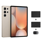 Pad 9 Pro 10.1 吋 4G LTE 平板電腦組合套裝，4GB+32GB，Android 10 MT6755 八核心，附鍵盤／滑鼠／皮套，美規插頭，美規插頭