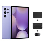 Pad 9 Pro 10.1 吋 4G LTE 平板電腦組合套裝，4GB+32GB，Android 10 MT6755 八核心，附鍵盤／滑鼠／皮套，美規插頭，美規插頭