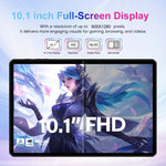 Pad 9 Pro 10.1 吋 4G LTE 平板電腦組合套裝，4GB+32GB，Android 10 MT6755 八核心，附鍵盤／滑鼠／皮套，美規插頭，美規插頭