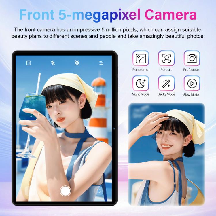 Pad 9 Pro 10.1 吋 4G LTE 平板電腦組合套裝，4GB+32GB，Android 10 MT6755 八核心，附鍵盤／滑鼠／皮套，美規插頭，美規插頭