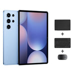 Pad 9 Pro 10.1 吋 4G LTE 平板電腦組合套裝，4GB+32GB，Android 10 MT6755 八核心，附鍵盤／滑鼠／皮套，歐規插頭，歐規插頭
