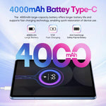 Pad 9 Pro 10.1 吋 4G LTE 平板電腦組合套裝，4GB+32GB，Android 10 MT6755 八核心，附鍵盤／滑鼠／皮套，歐規插頭，歐規插頭