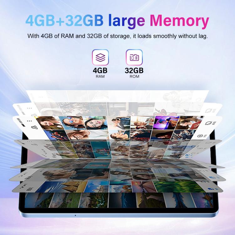 Pad 9 Pro 10.1 吋 4G LTE 平板電腦組合套裝，4GB+32GB，Android 10 MT6755 八核心，附鍵盤／滑鼠／皮套，英規插頭，英規插頭