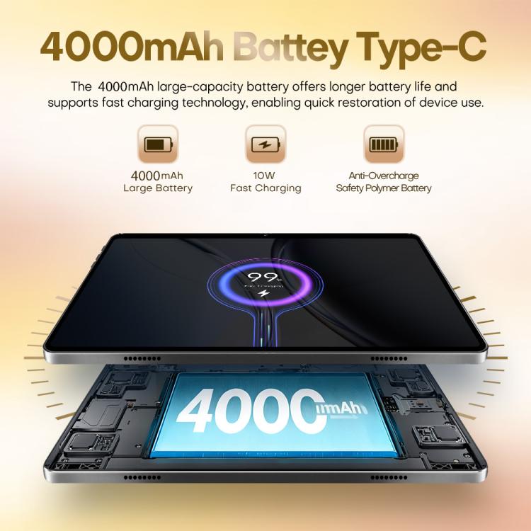 Pad 8 Ultra 10.1 吋 3G 通話平板電腦，3GB+32GB，Android 10 MTK6755 八核心，澳規插頭，澳規插頭
