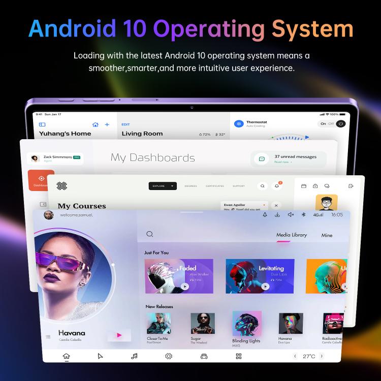 Pad 16 Pro 10.1 吋 4G LTE 平板電腦，4GB+32GB，Android 10 MTK6755 八核心，澳規插頭，澳規插頭