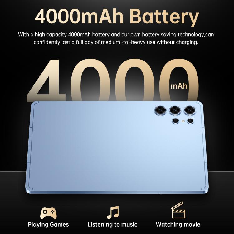 Pad 25 Ultra 10.1 吋 4G LTE 平板電腦，4GB+32GB，Android 10 MTK6755 八核心，英規插頭，英規插頭