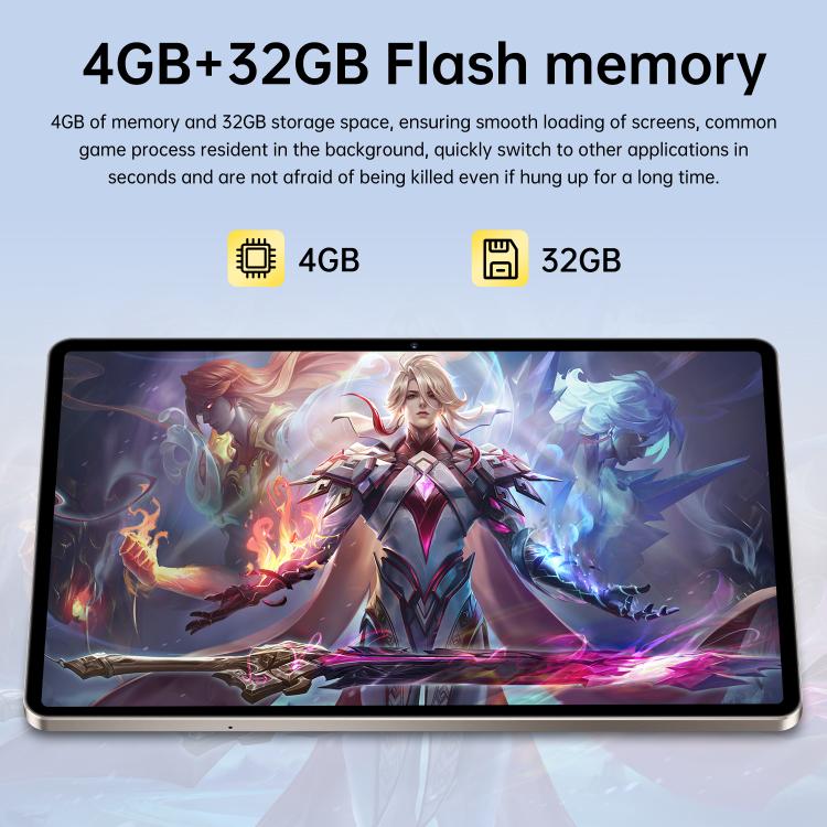 Tab S10 Ultra 10.1 吋 4G LTE 平板電腦，4GB+32GB，Android 10 MTK6755 八核心，歐規插頭，歐規插頭
