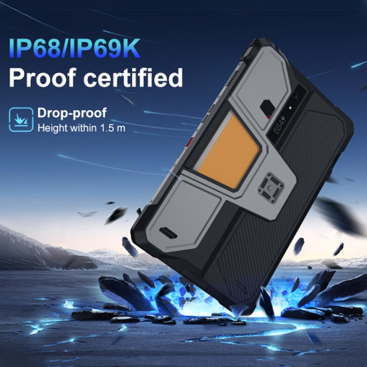 Unihertz 8849 Tank Pad 防摔平板電腦與投影機，16GB+512GB，10.95 吋 Android 14 Dimensity 8200 八核心 5G 網路，歐規插頭，Tank Pad 5G 網路