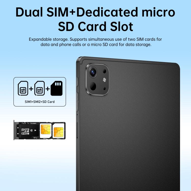 Pro 13 10.1 吋 4G LTE 平板電腦，4GB+32GB，Android 10 MTK6755 八核心，美規插頭，美規插頭