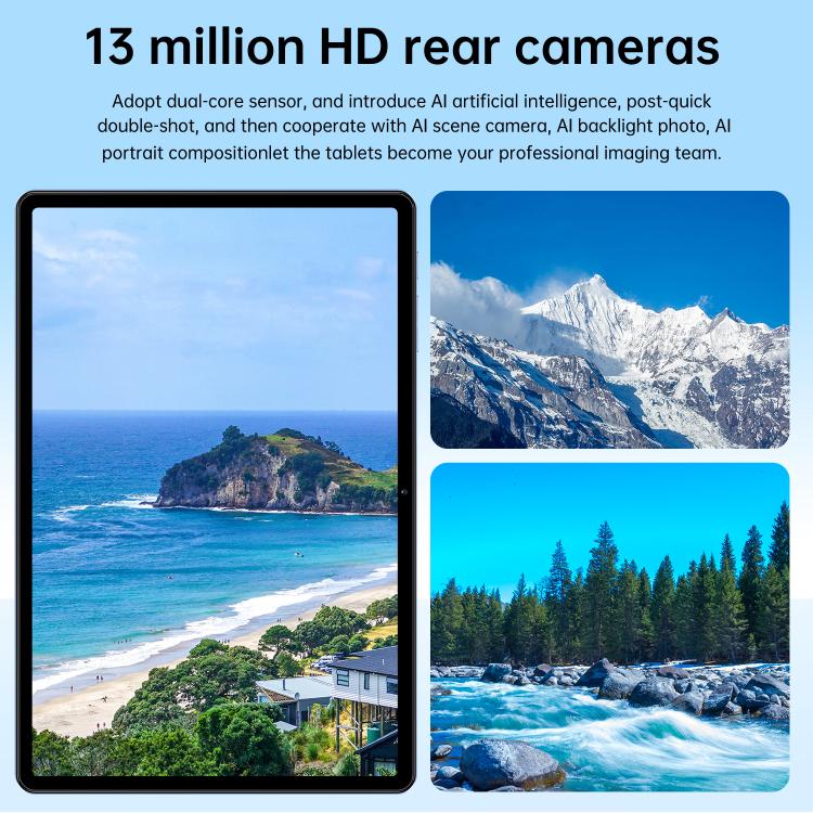 Pro 13 10.1 吋 4G LTE 平板電腦，4GB+32GB，Android 10 MTK6755 八核心，歐規插頭，歐規插頭