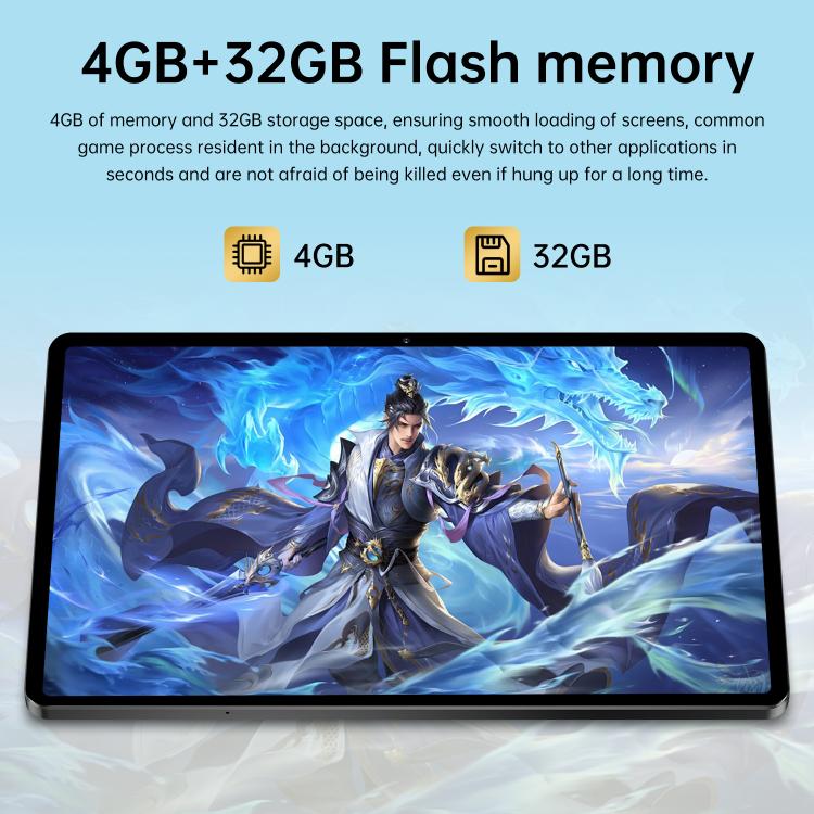Pad 7 Pro 10.1 吋 4G LTE 平板電腦，4GB+32GB，Android 10 MTK6755 八核心，美規插頭，美規插頭