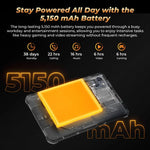OUKITEL RT3 Pro 4G 網路 IP68/IP69K 防摔平板，4GB+128GB，8.0 吋 Android 14 MediaTek G81 八核心 支援雙 SIM，歐規插頭，RT3 Pro 4GB+128GB