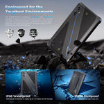 OUKITEL RT3 Plus 4G 網路 IP68/IP69K 防護平板，4GB+128GB，8.0 吋 Android 15 MediaTek G81 八核心，支援雙 SIM，歐規插頭，RT3 Plus 4GB+128GB