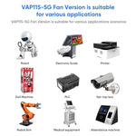 VONETS VAP11S-5G迷你無線橋接器 900Mbps WiFi中繼器，含2天線及風扇