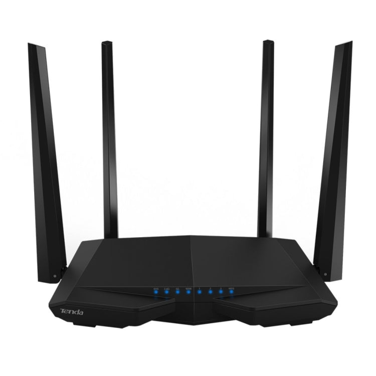Tenda AC6 AC1200智能雙頻無線路由器5GHz 867Mbps + 2.4GHz 300Mbps WiFi路由器，配備4*5dBi外置天線，AC6