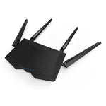 Tenda AC6 AC1200智能雙頻無線路由器5GHz 867Mbps + 2.4GHz 300Mbps WiFi路由器，配備4*5dBi外置天線，AC6
